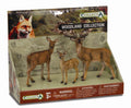 CollectA - 89273 - 3 ST WALDLEBEN HIRSCHE SET PLATFORM