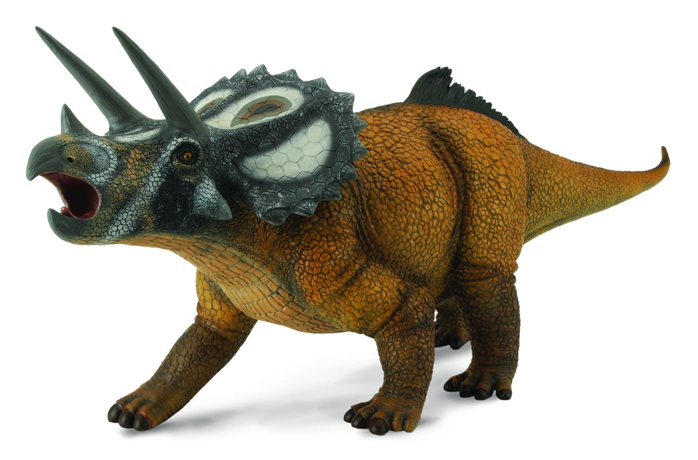 CollectA - 89450 - * TRICERATOPS 1:15 DELUXE, GESCHENKKARTON MIT GRIFF