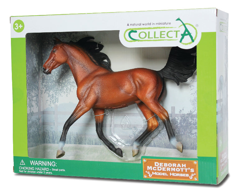 CollectA - 89460 - * ARABER HENGST HELLBRAUN 1:12 DELUXE, WINDOW BOX