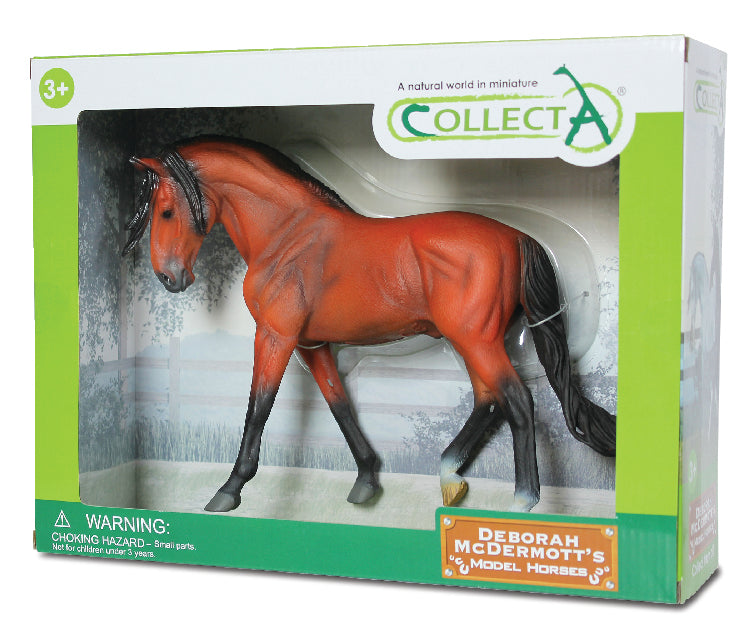 CollectA - 89554 - ANDALUSISCHER  HENGST BRAUN 1:12 DELUXE, WINDOW BOX