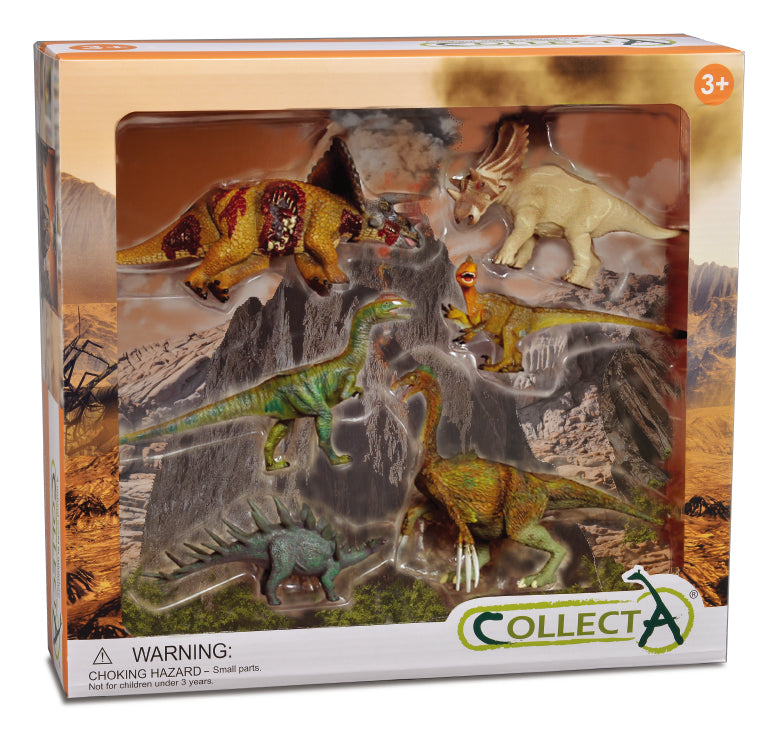 CollectA - 89574 - 6 ST DINOSAURIER SET WINDOW BOX