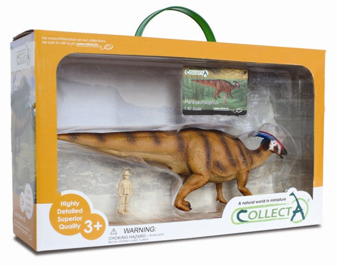 CollectA - 89577 - PARASAUROLOPHUS 1:40 DELUXE, WINDOW BOX
