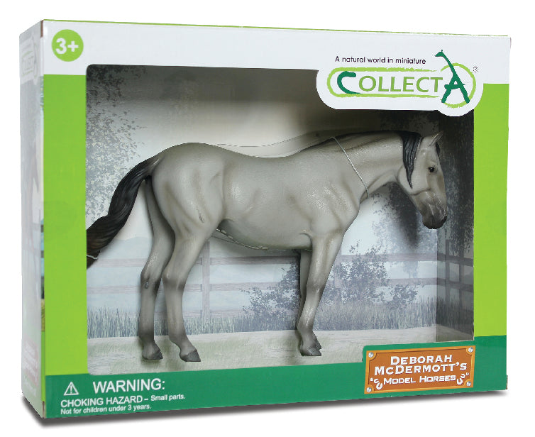 CollectA - 89665 - * LUSITANO STUTE GRAU 1:12 DELUXE, WINDOW BOX
