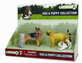CollectA - 89667 - 4 ST HUNDE UND KATZEN SET PLATFORM