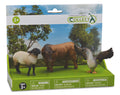 CollectA - 89668 - 3 ST BAUERNHOF-LEBEN SET PLATFORM