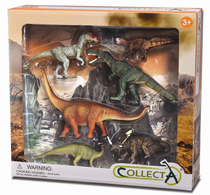 CollectA - 89673 - * 6 ST PRÄHISTORISCHES LEBEN SET WINDOW BOX
