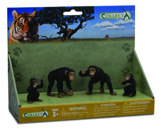 CollectA - 89802 - 4 ST WILDLEBEN SET PLATFORM