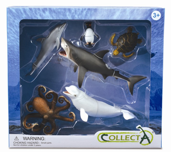 CollectA - 89868 - 6 ST MEERESLEBEN SET WINDOW BOX