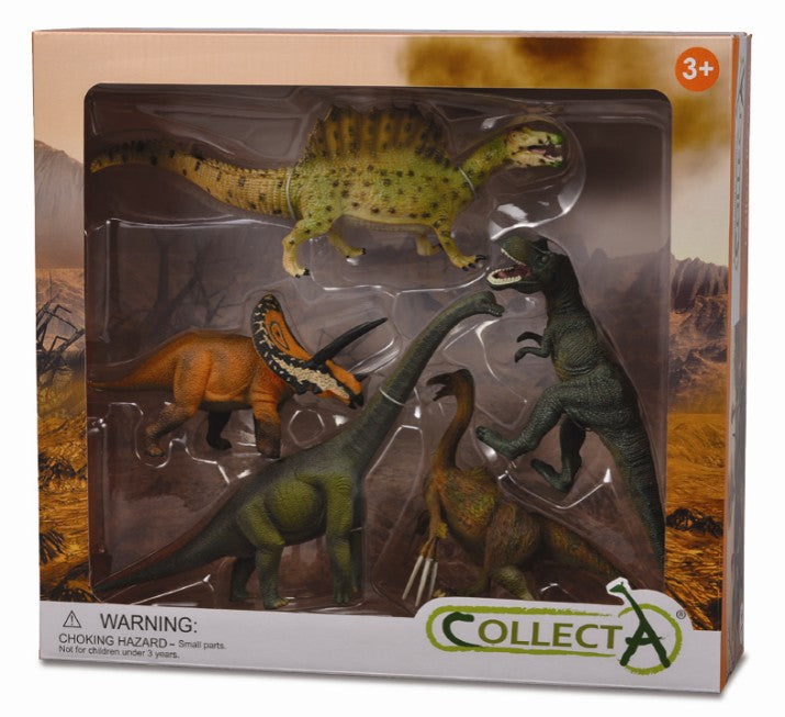 CollectA - 89877 - 5 ST DINOSAURIER  SET WINDOW BOX