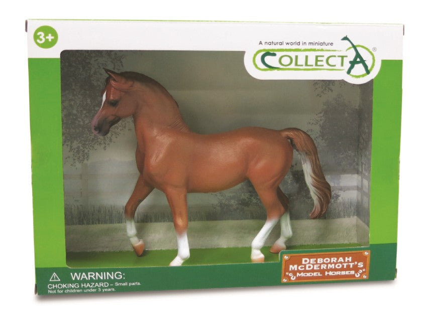 CollectA - 89884 - ARABER STUTE CHESTNUT 1:12 DELUXE WINDOW BOX