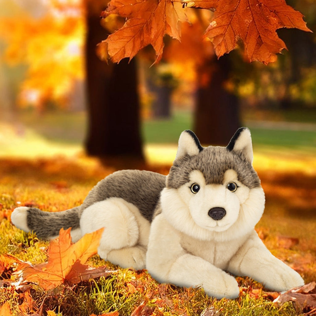 Wolf liegend 40 cm