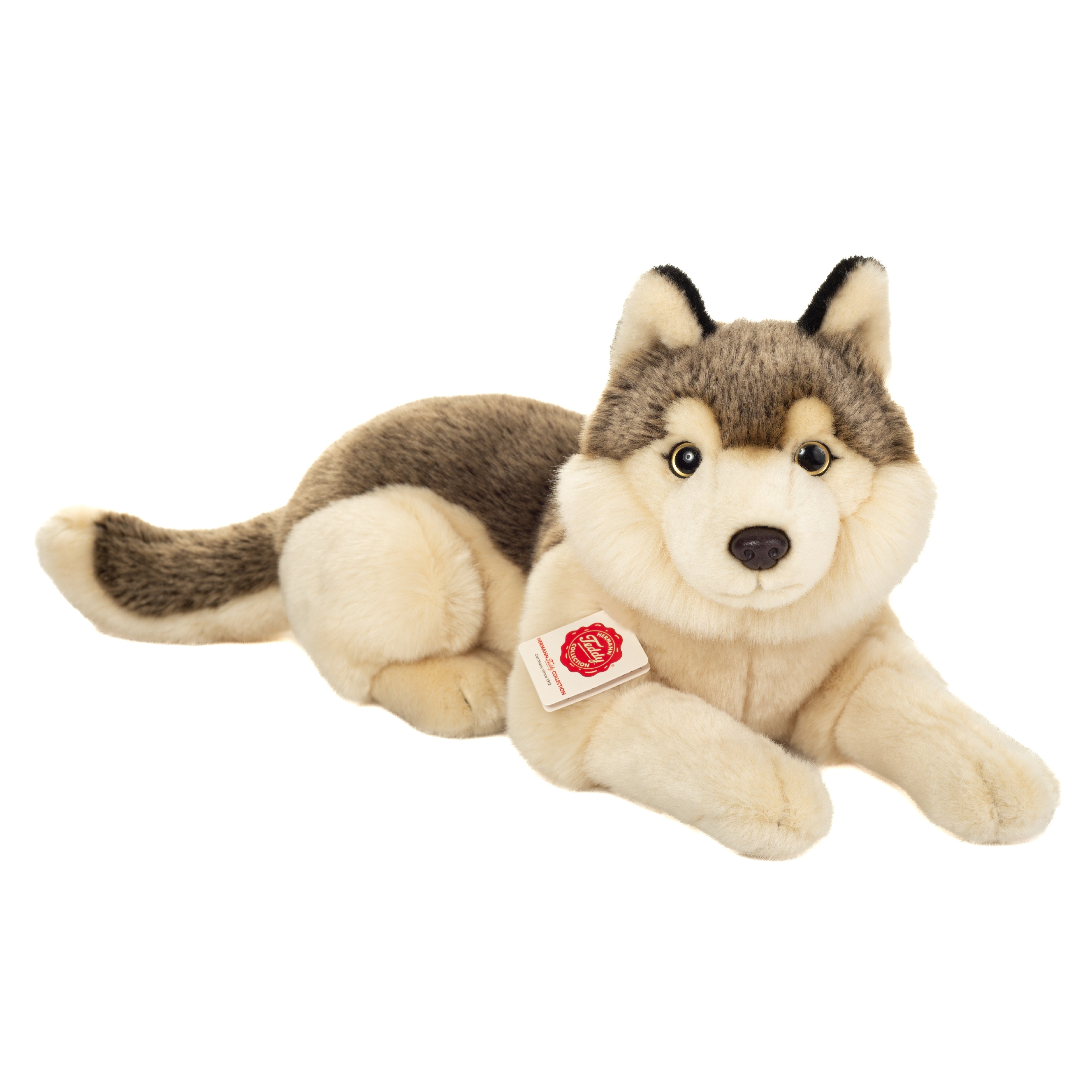 Wolf liegend 40 cm