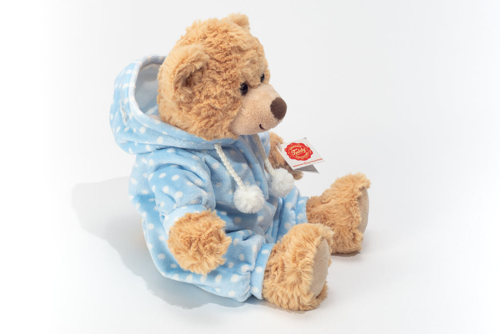 Schlafanzugbär blau 30 cm