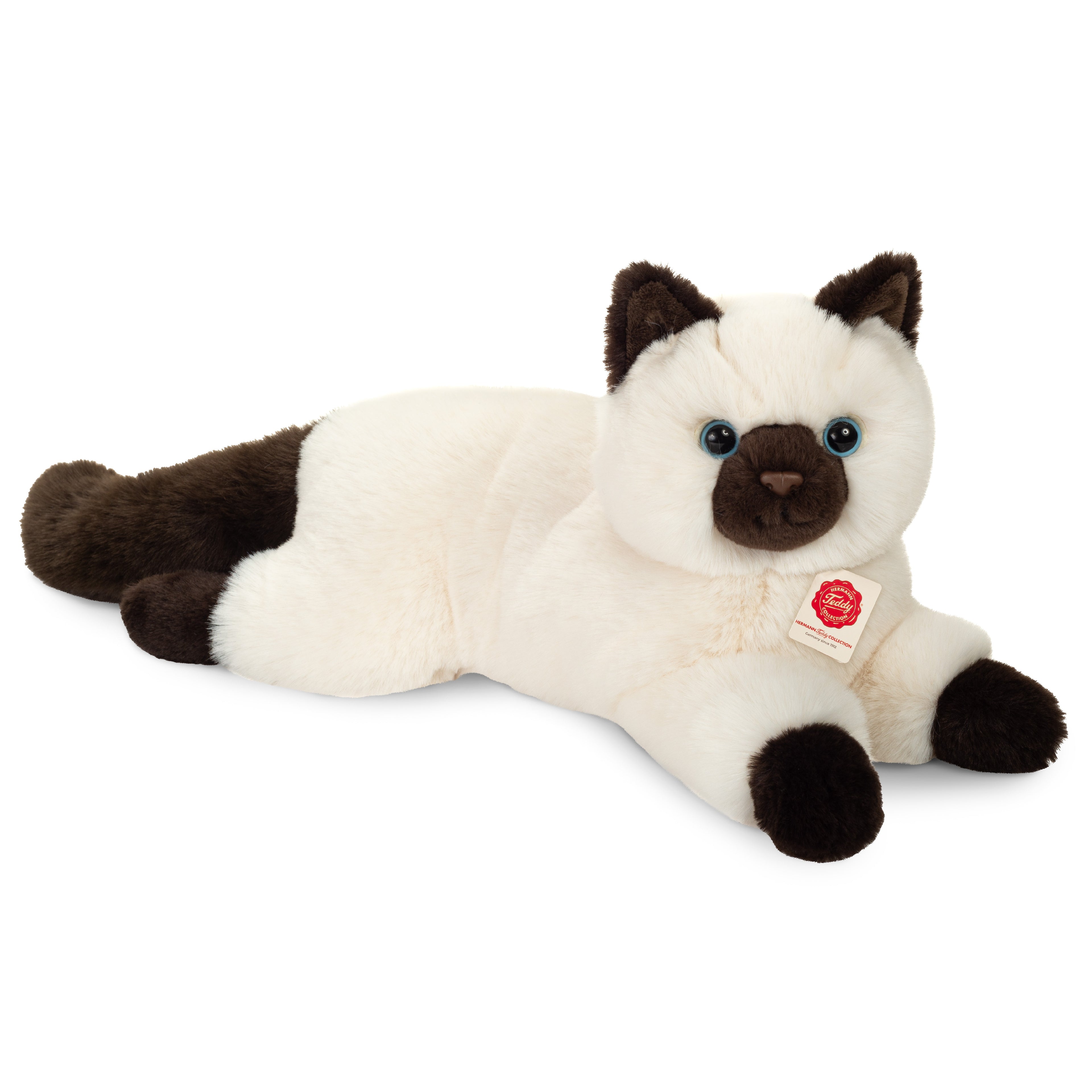 Birma-Katze liegend 36 cm