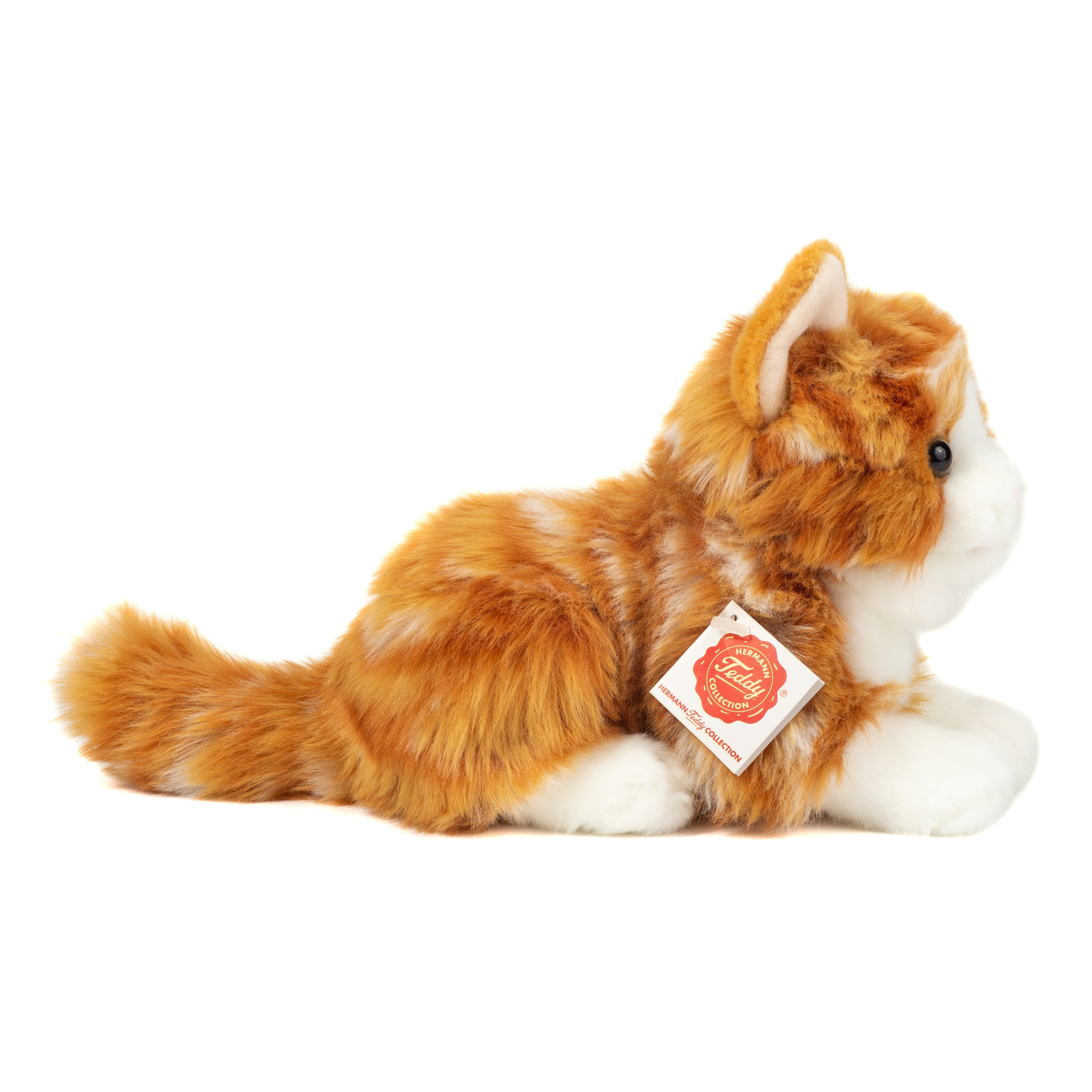 Katze liegend rot getigert 20 cm