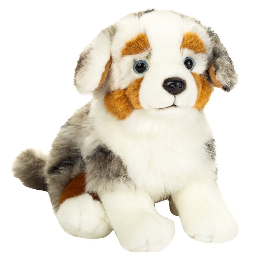 Australian Shepherd Welpe sitzend 22 cm