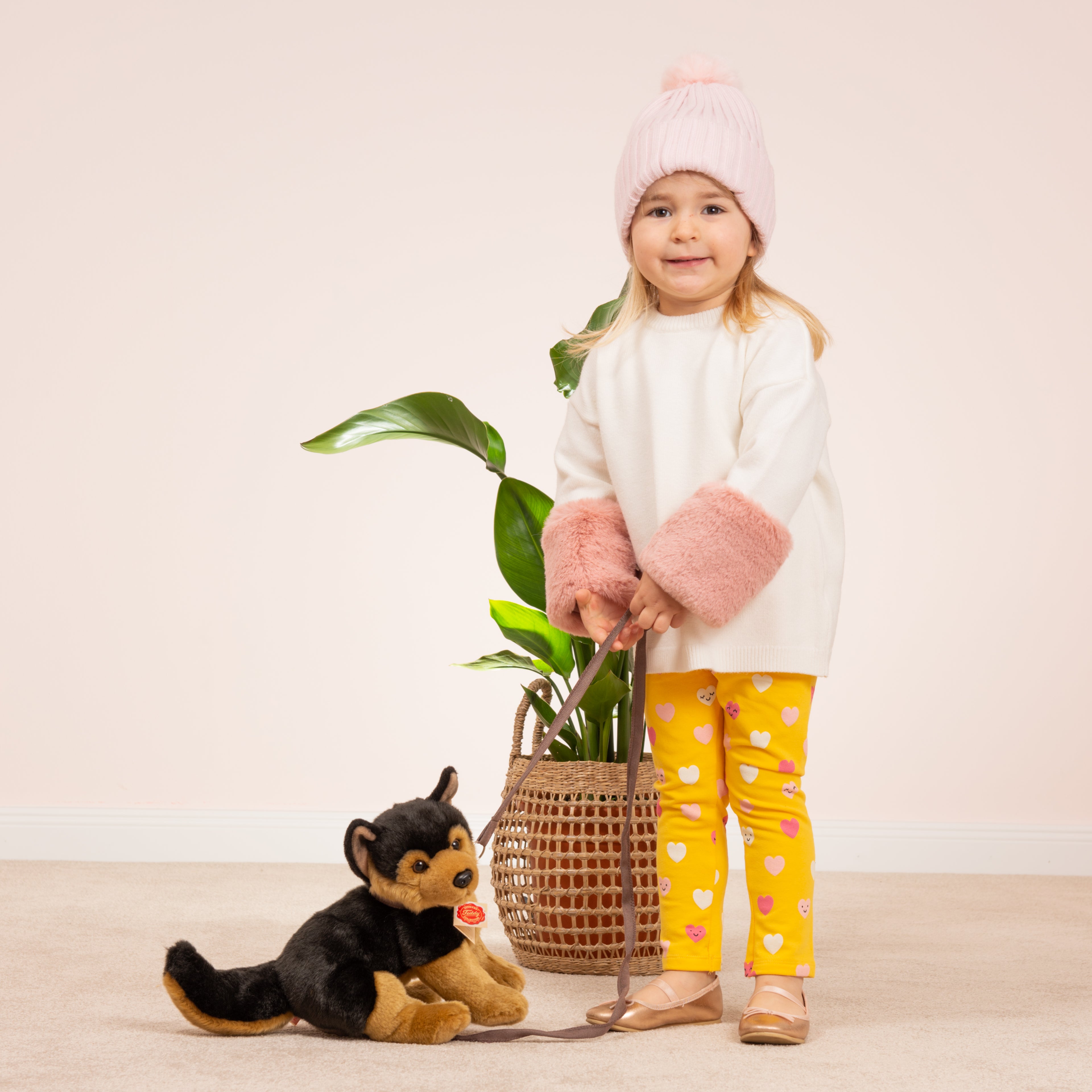 Schäferhund Welpe sitzend 30 cm