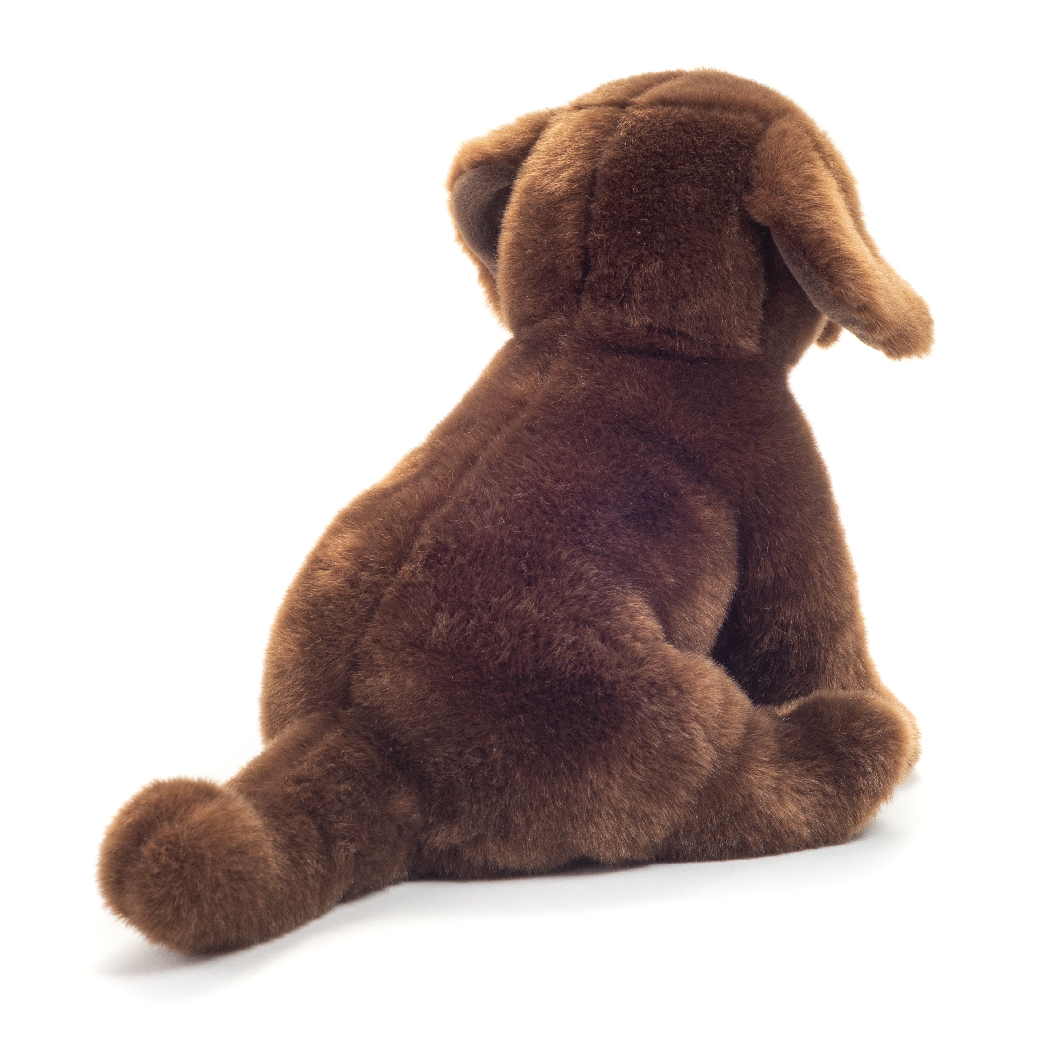 Labrador sitzend dunkelbraun 25 cm