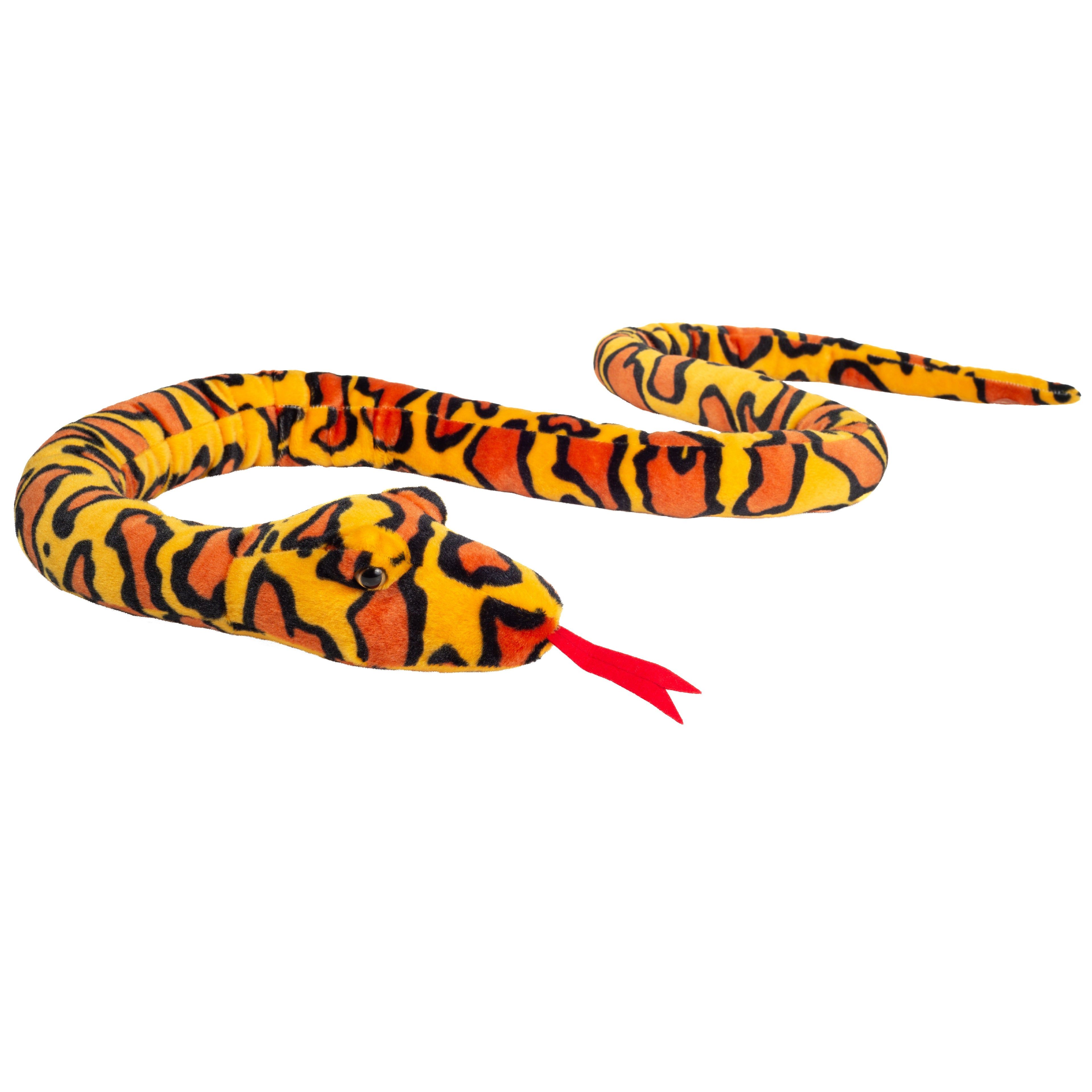 Schlange gelb-orange gemustert 175 cm