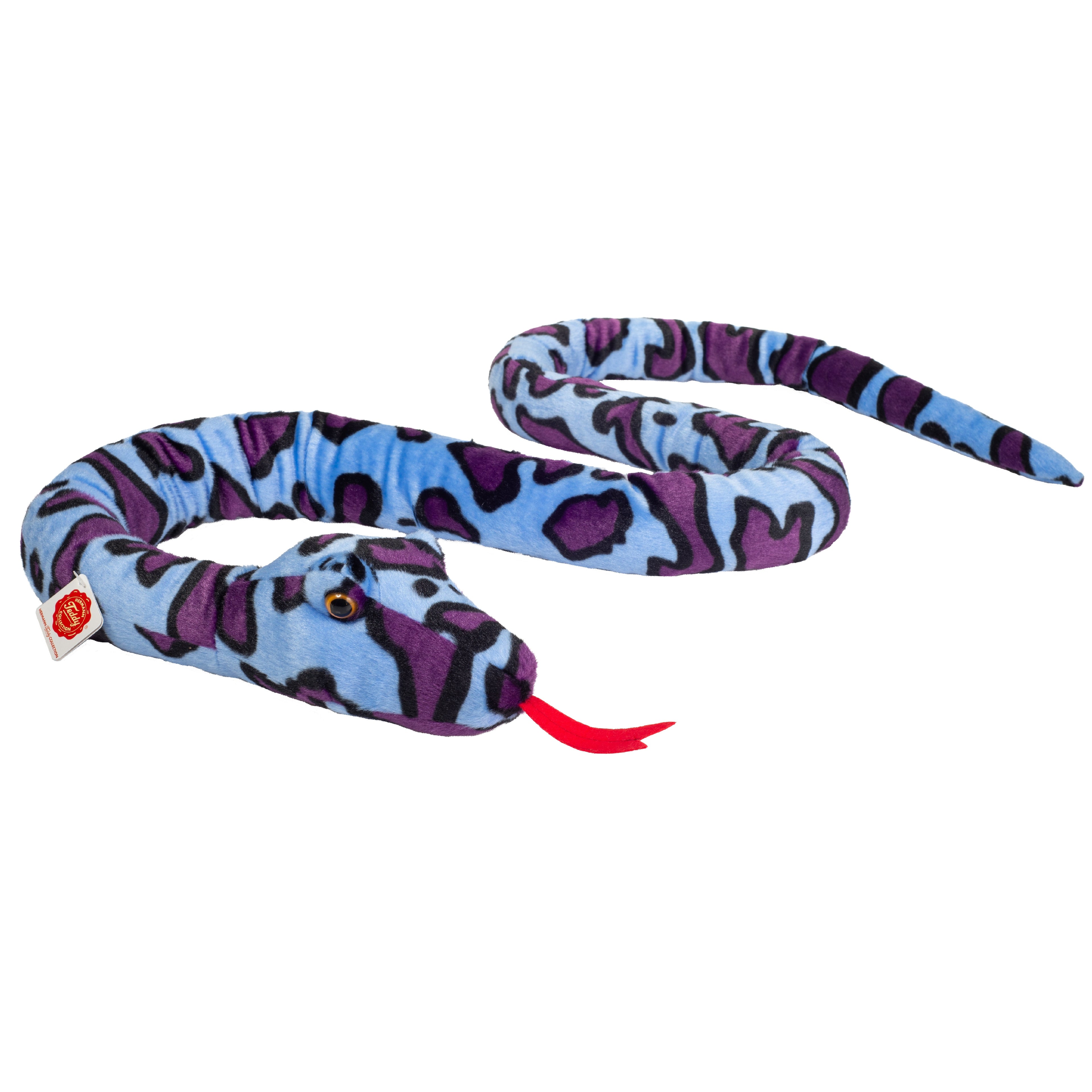 Schlange lila-blau gemustert 175 cm
