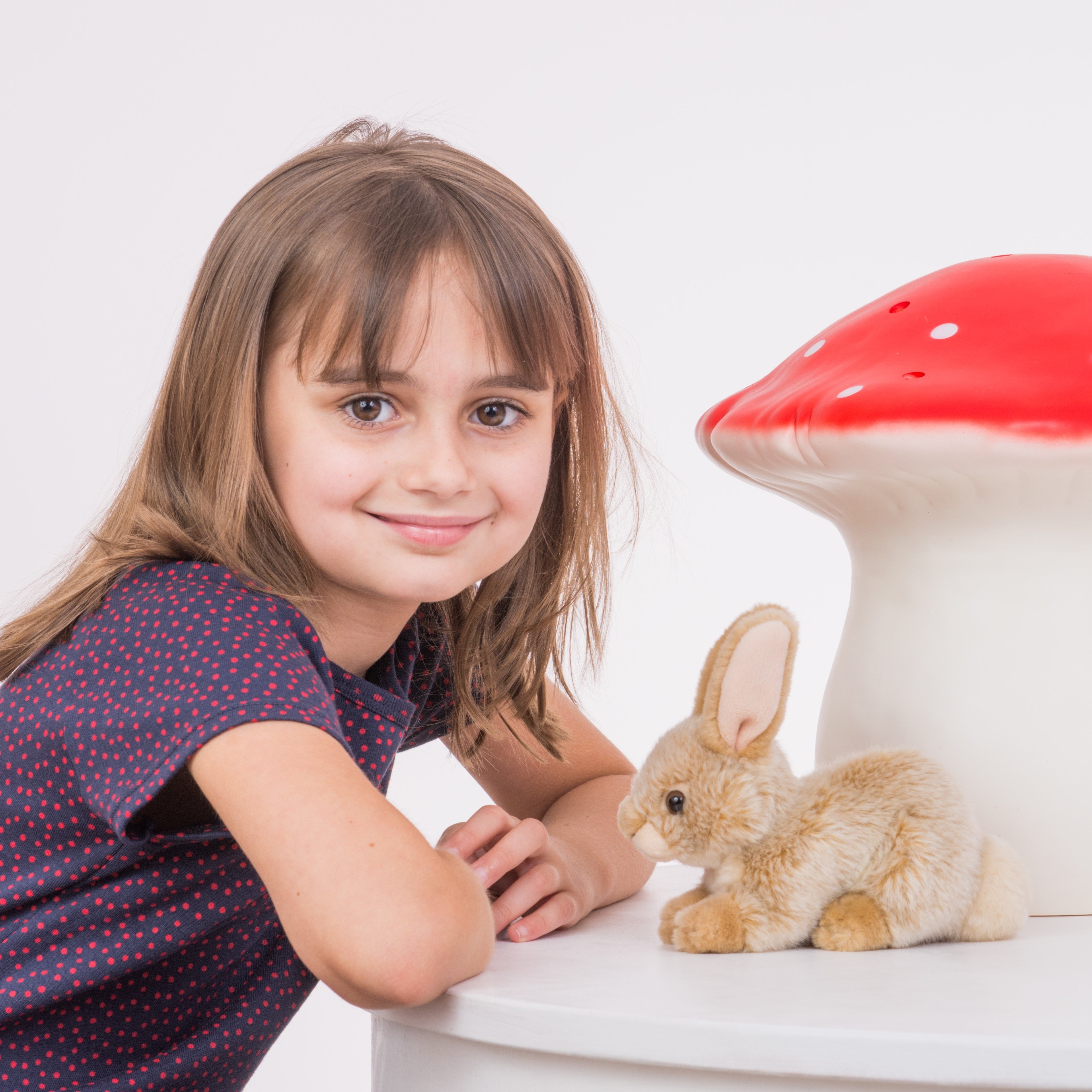 Hase sitzend beige 18 cm