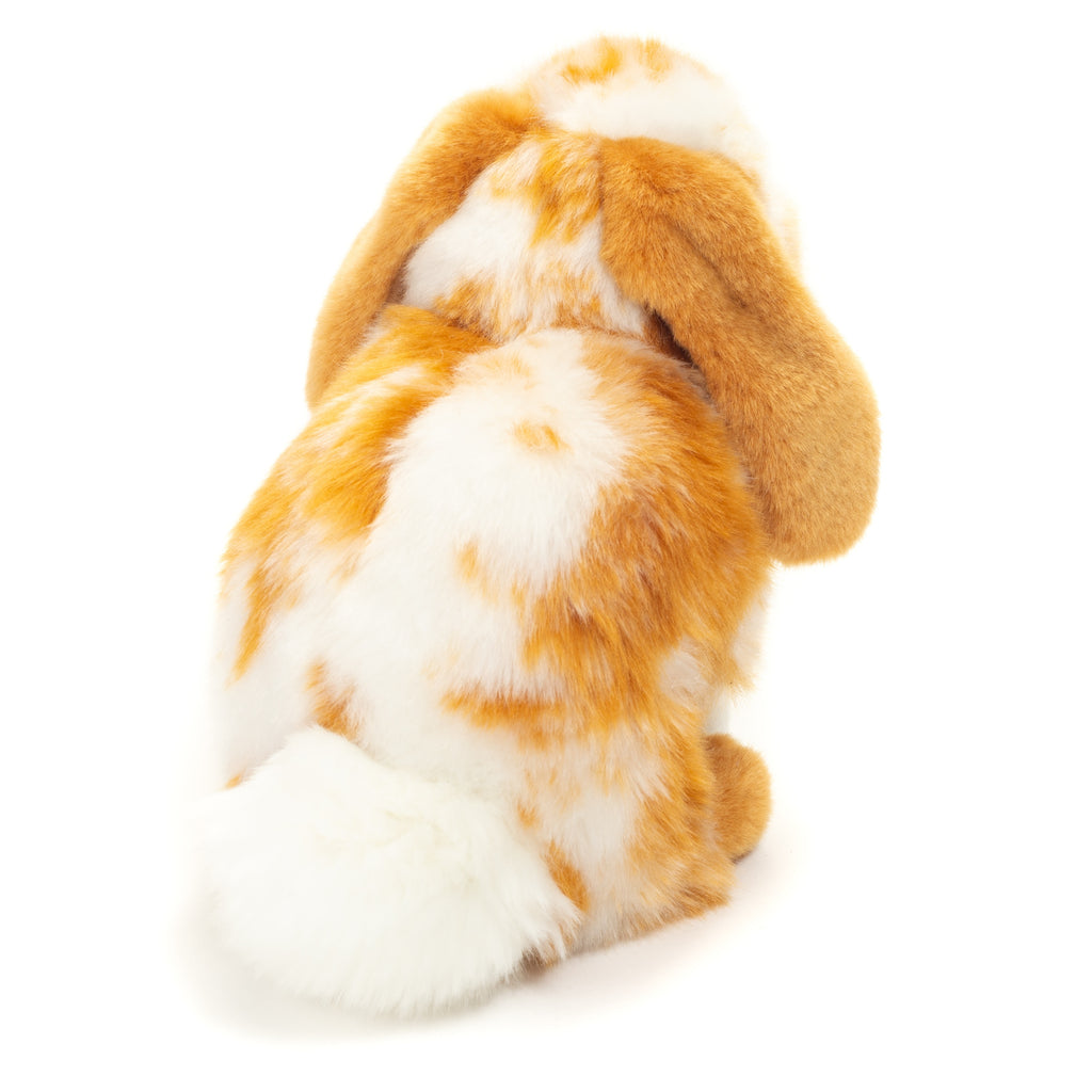 Hase sitzend hellbraun/weiß gescheckt 20 cm