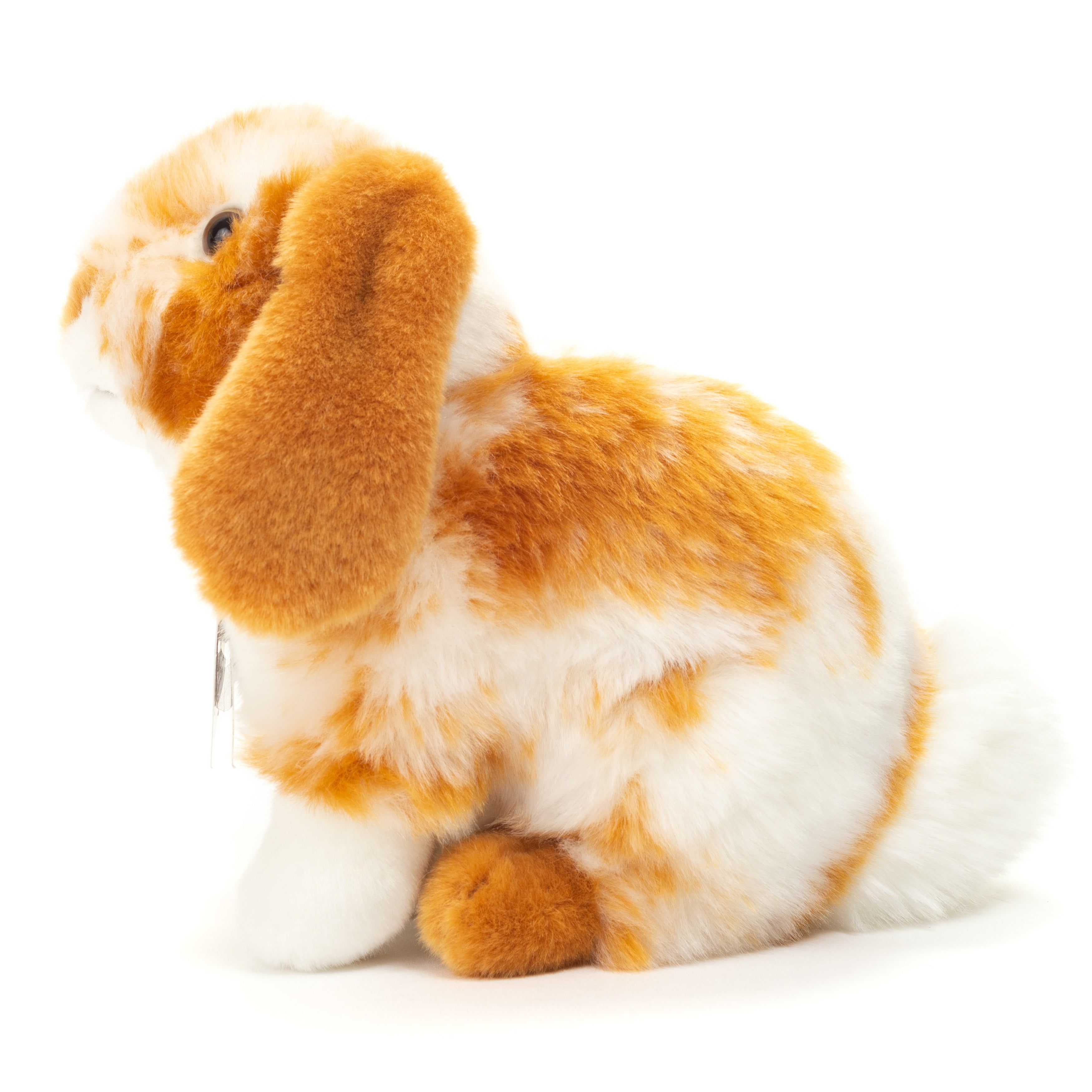 Hase sitzend hellbraun/weiß gescheckt 20 cm