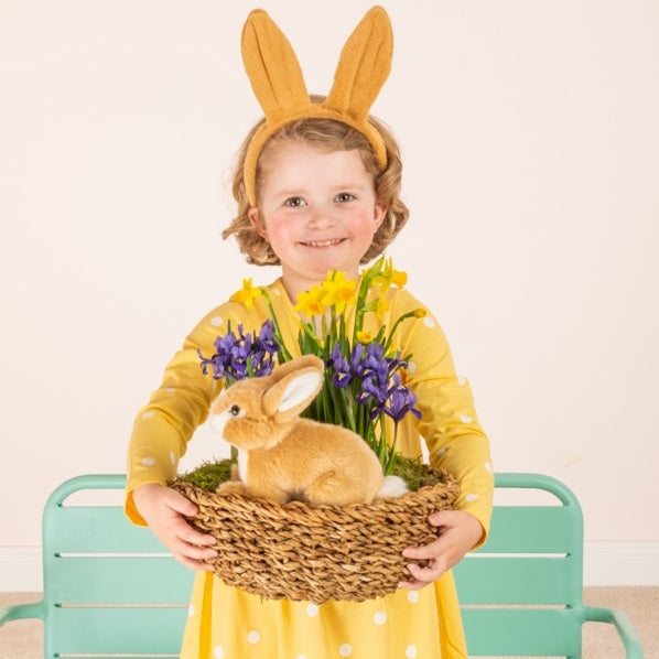 Hase sitzend beige 20 cm
