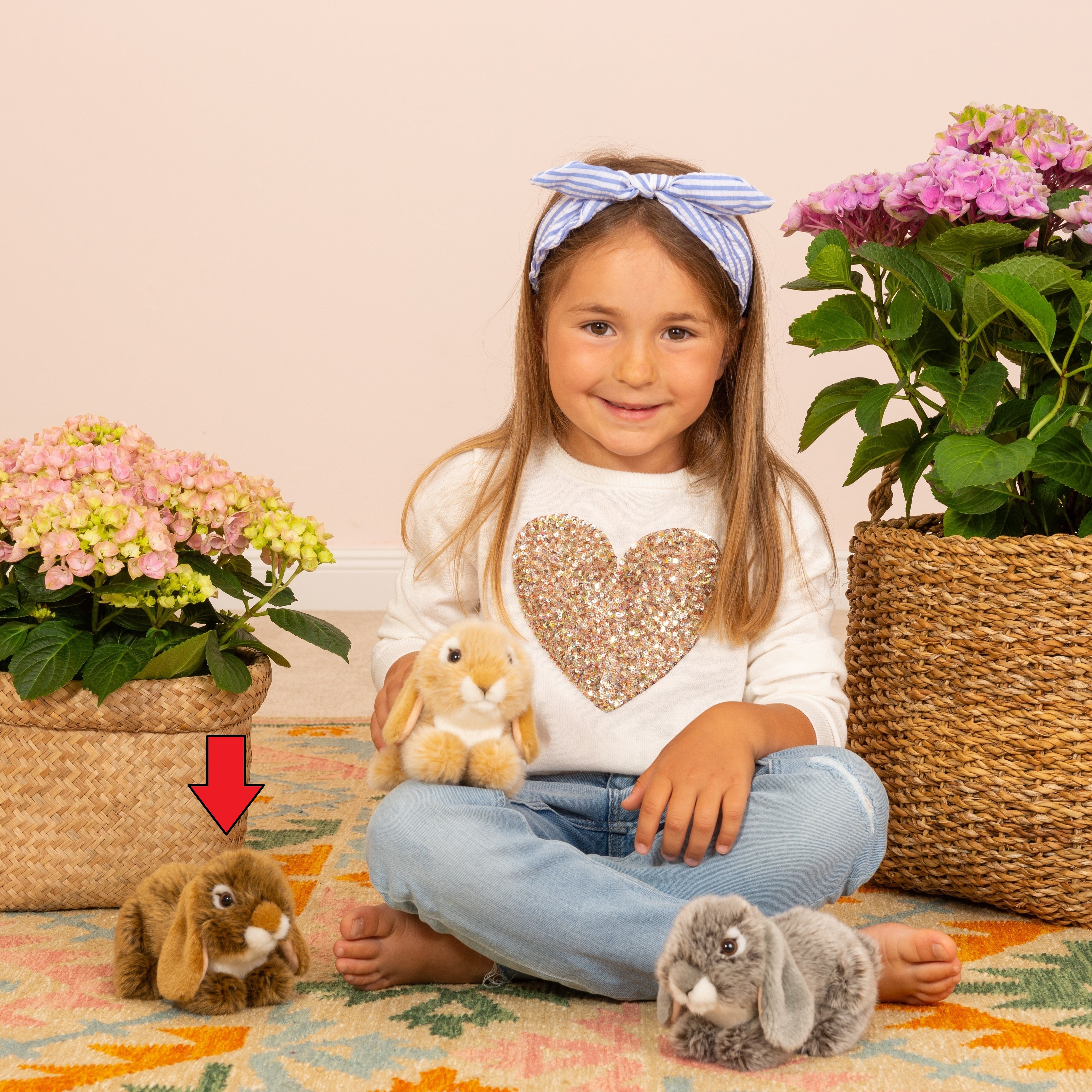 Widderkaninchen braun 18 cm