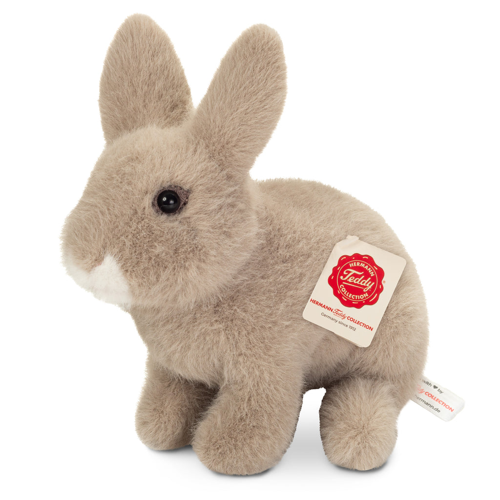 Hase sitzend grau 20 cm