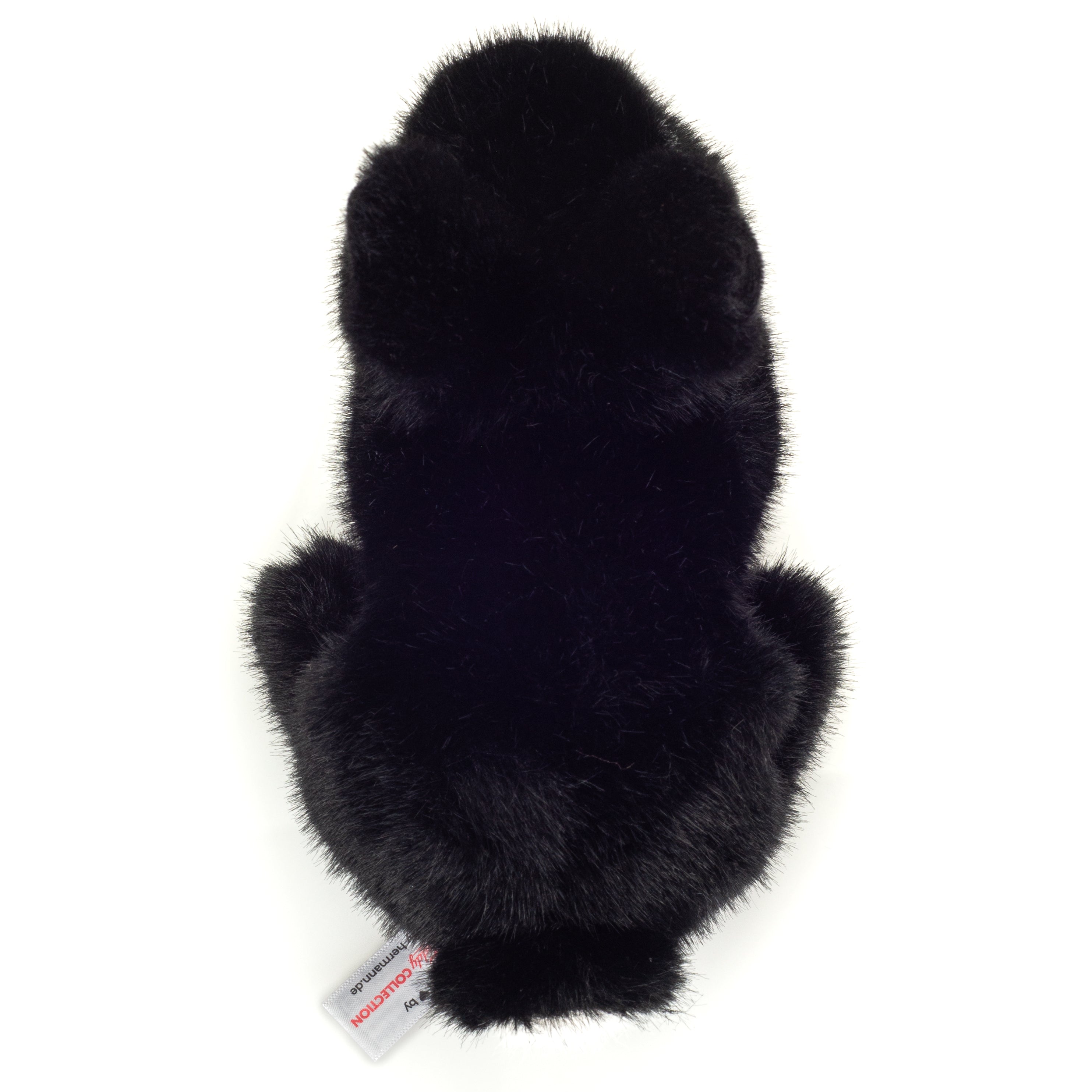 Hase sitzend schwarz 17 cm