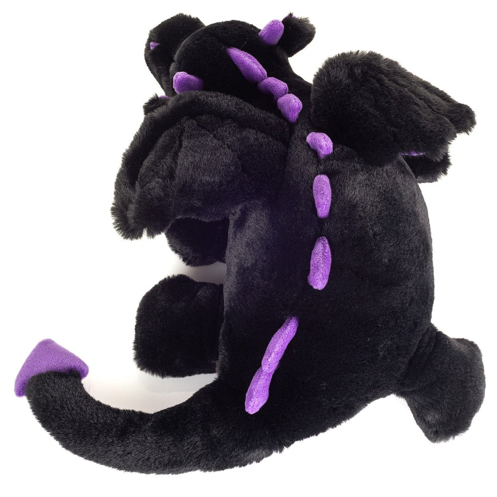 Drache Logan schwarz-lila 32 cm