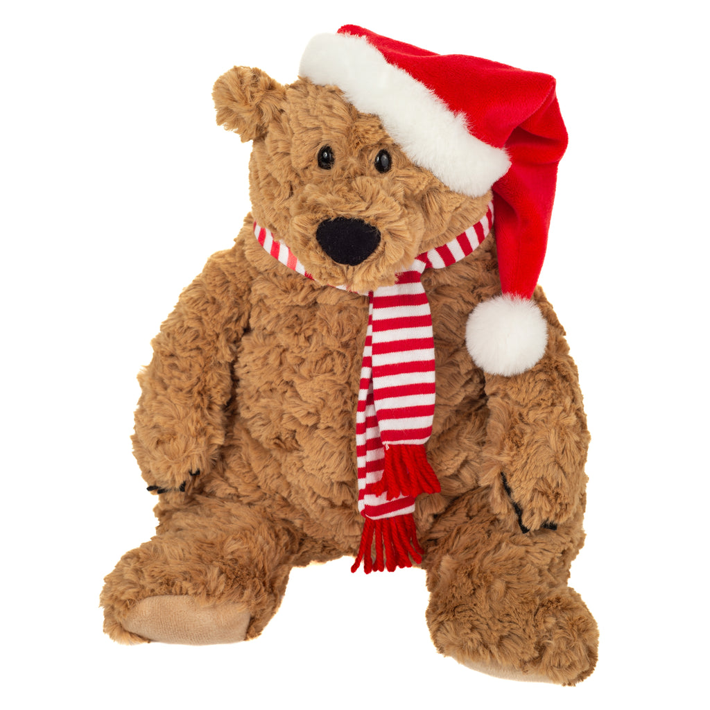 Braunbär Howard m. Weihnachtsoutfit 34 cm