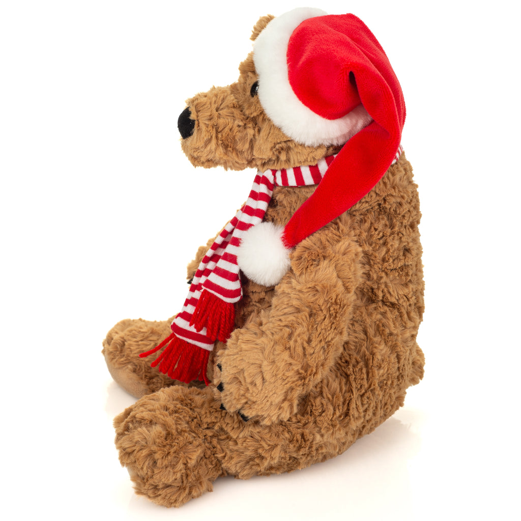 Braunbär Howard m. Weihnachtsoutfit 34 cm