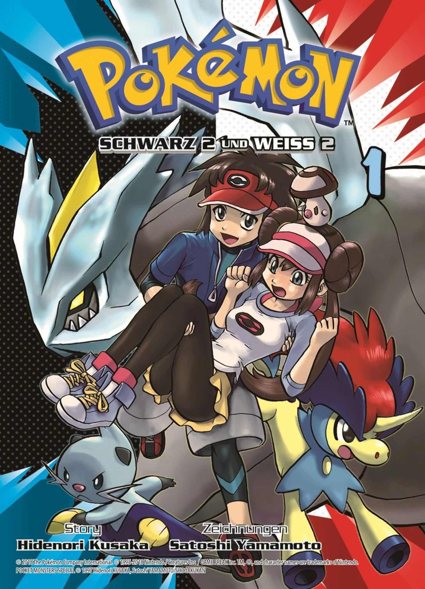Pokémon Schwarz 2 und Weiss 2 01 - Autor: Hidenori Kusaka & Satoshi  Yamamoto