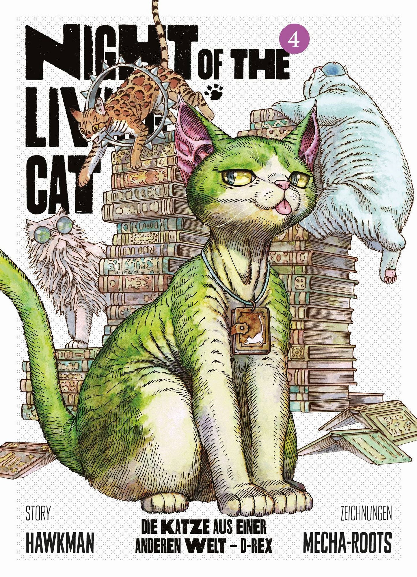 Night of the Living Cat 04 - Die Katze aus einer anderen Welt - D-Rex - Autor: Hawkman &  Mecha-Roots
