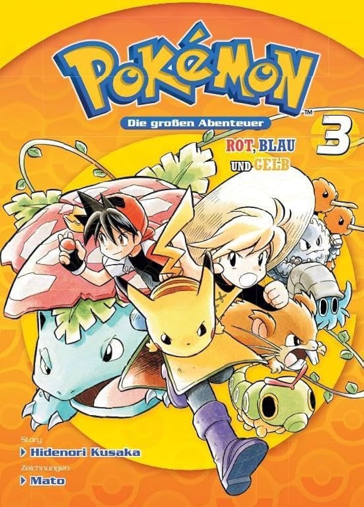 Pokémon - Die großen Abenteuer: Rot, Blau und Gelb 03 - Autor: Hidenori Kusaka &  Mato