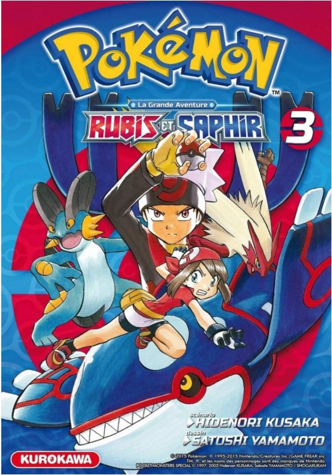 Pokémon - Die großen Abenteuer: Rubin und Saphir 03 - Autor: Hidenori Kusaka & Satoshi  Yamamoto