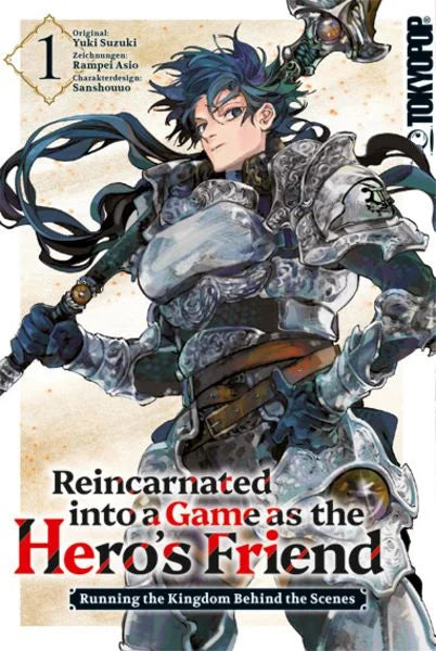 Reincarnated into a Game as the Hero’s Friend 01 - Autor: Rampei Asio & Yuki Suzuki & Sanshouuo