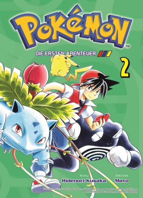 Pokémon - Die ersten Abenteuer 02 - Autor: Hidenori Kusaka &  Mato