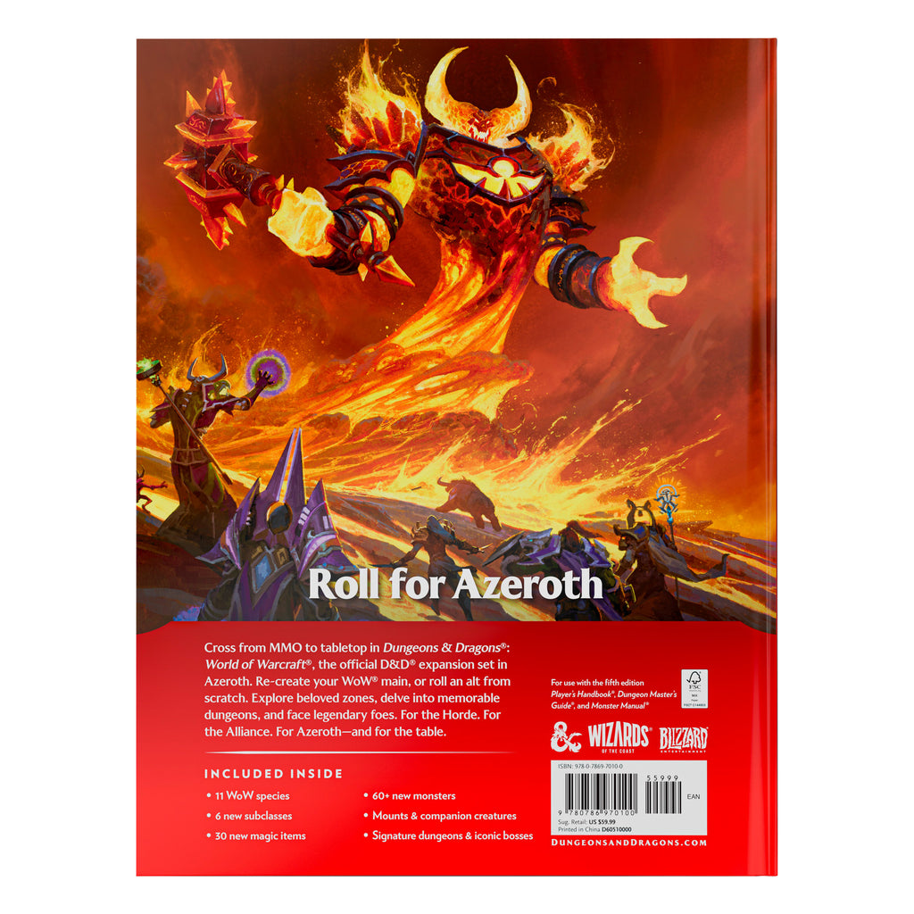 Dungeons & Dragons - World of Warcraft - Gameplay Expansion Book - English