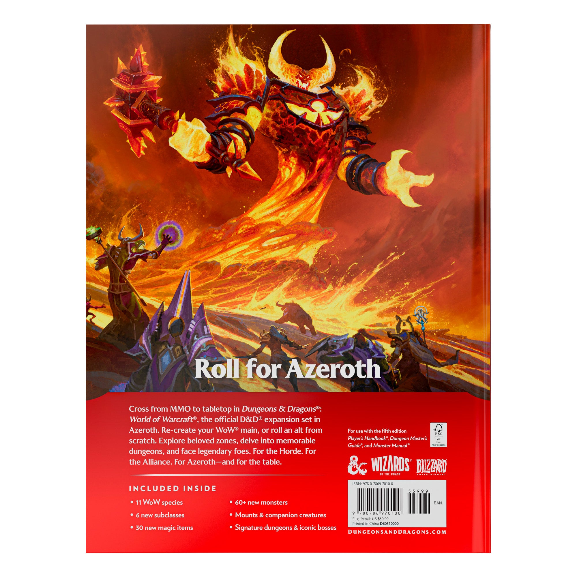 Dungeons & Dragons - World of Warcraft - Gameplay Expansion Book - English