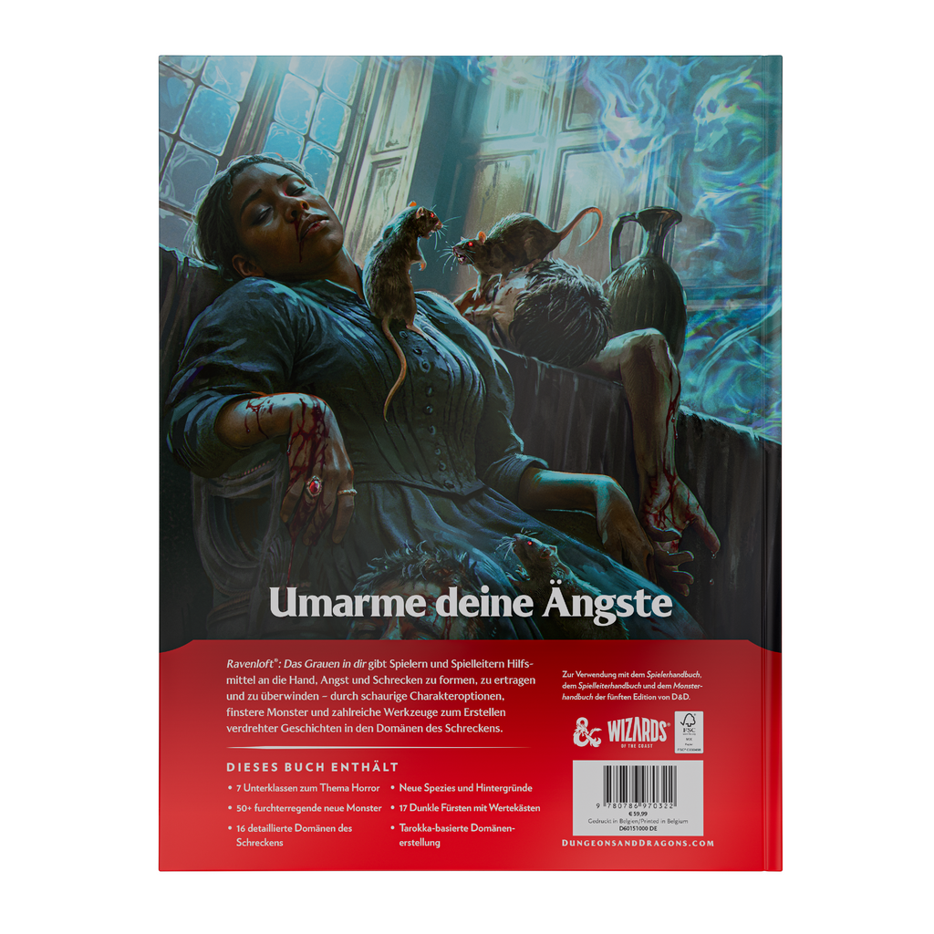 Dungeons & Dragons - Erweiterung - Ravenloft: Das Grauen in Dir - Hard Cover - Deutsche Ausgabe