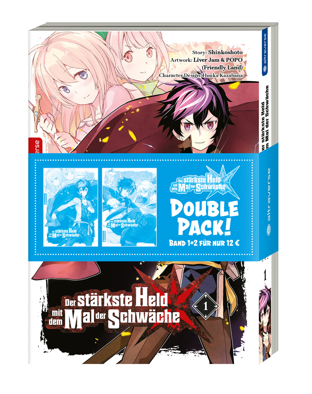 Der stärkste Held mit dem Mal der Schwäche Double Pack 01 & 02 - Autor: Shinkoshoto & Huuka Kazabana & Friendly Land