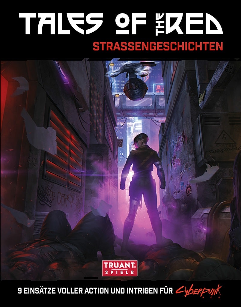 Cyberpunk RED - Abenteuer - Tales of the RED: STRASSENGESCHICHTEN - Hardcover - Deutsche Ausgabe