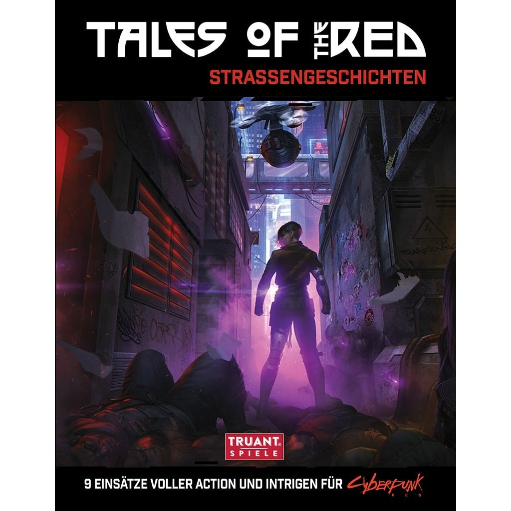 Cyberpunk RED - Abenteuer - Tales of the RED: STRASSENGESCHICHTEN - Hardcover - Deutsche Ausgabe