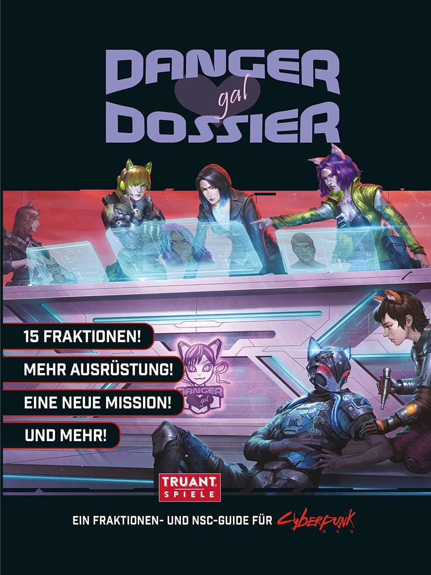 Cyberpunk RED - Erweiterung - Danger Gal Dossier - Hardcover - Deutsche Ausgabe