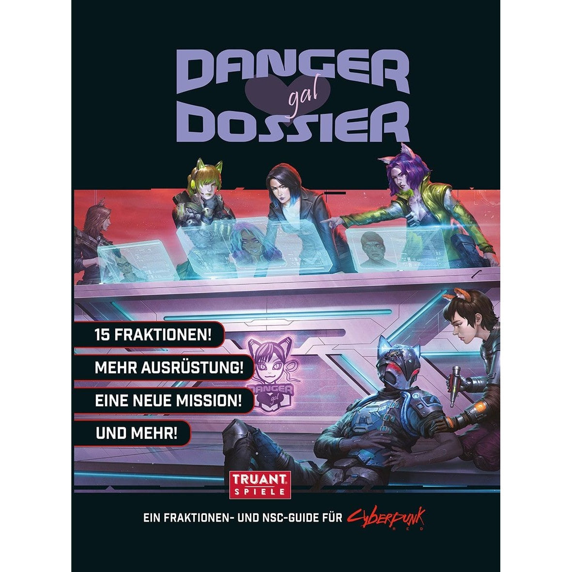 Cyberpunk RED - Erweiterung - Danger Gal Dossier - Hardcover - Deutsche Ausgabe