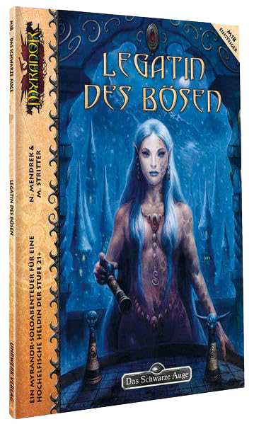 Das Schwarze Auge: Myranor - Solo-Abenteuer - Legatin des Bösen - Soft Cover - Deutsche Ausgabe