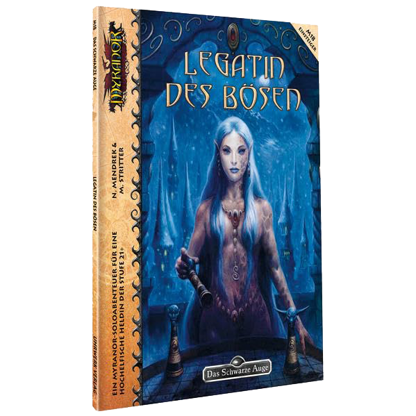 Das Schwarze Auge: Myranor - Solo-Abenteuer - Legatin des Bösen - Soft Cover - Deutsche Ausgabe